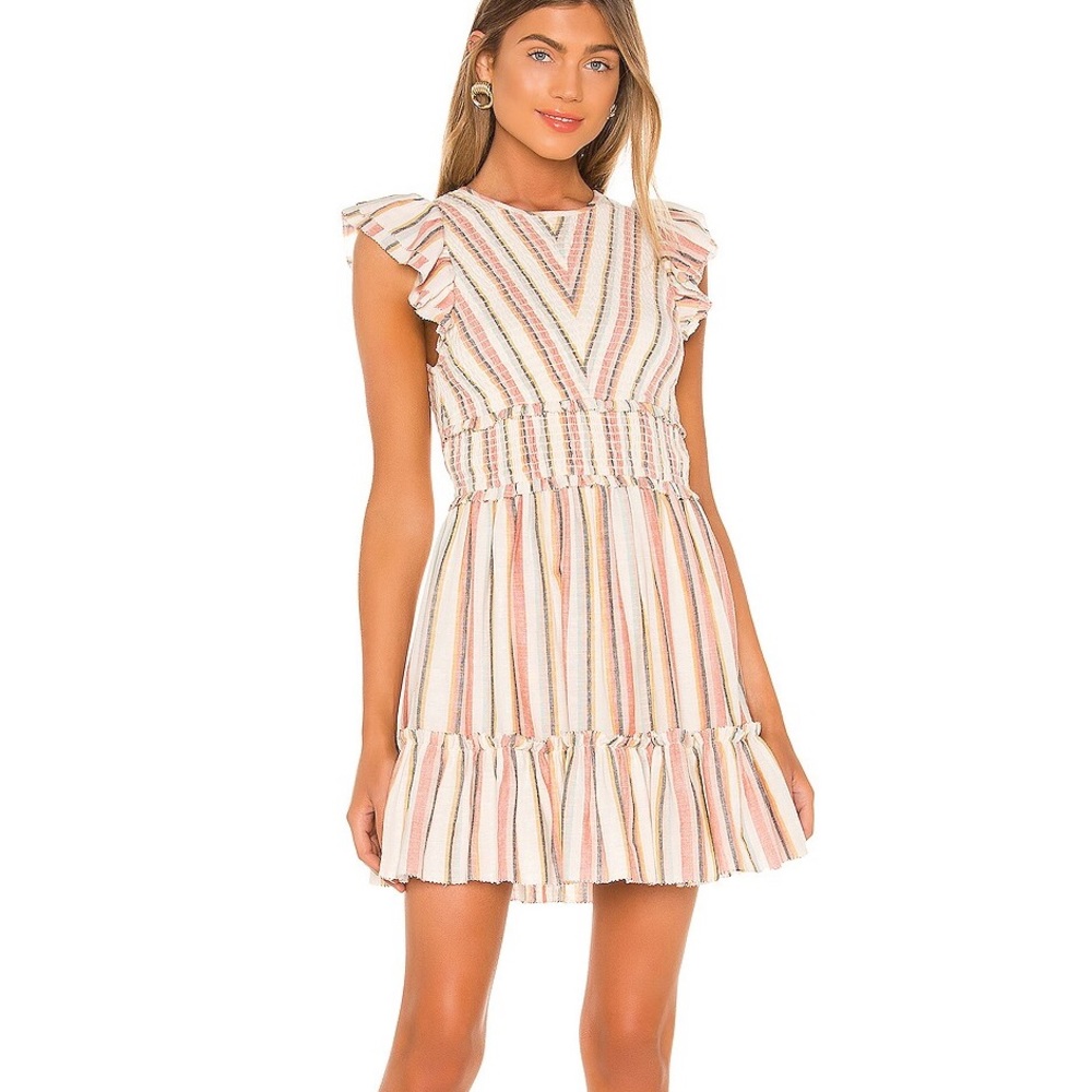 SAYLOR Tulsi Mini Dress in Multicolor Stripe